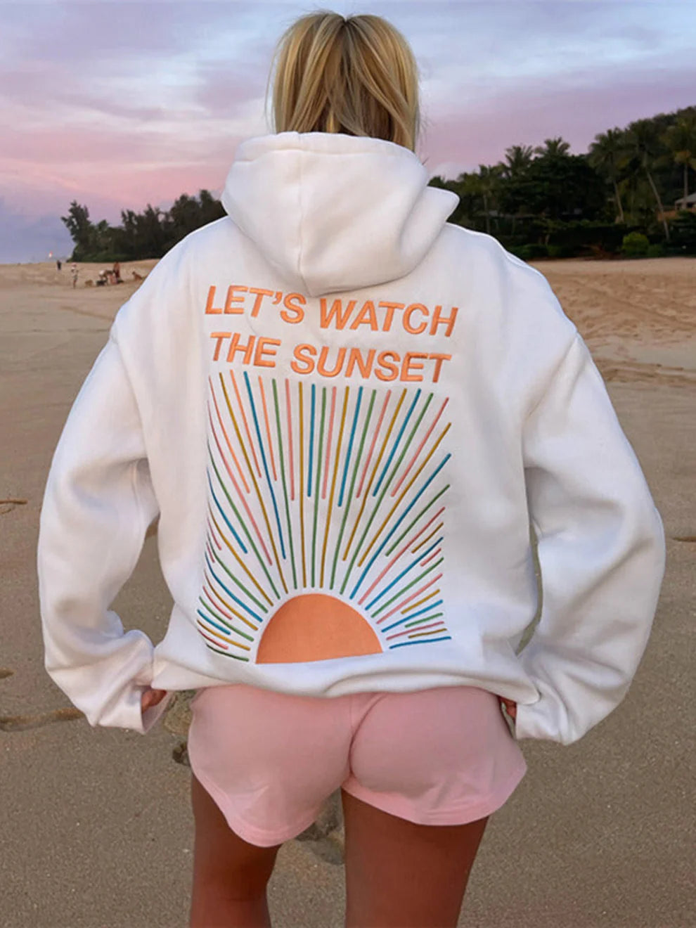 ''LET'S WATCH THE SUNSET'' | OVERSIZED HOODIE
