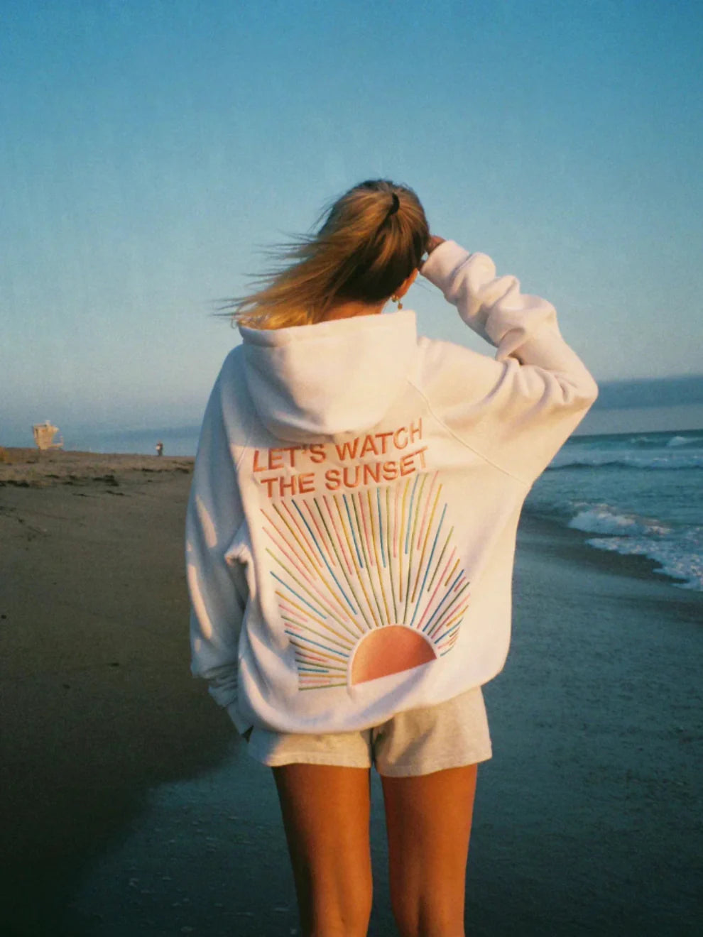 ''LET'S WATCH THE SUNSET'' | OVERSIZED HOODIE
